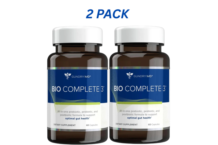 2 Pack Bio Complete 3 – 3-in-1 Probiotic for Gut Health, Digestion Support, Bloating & Energy – 30 Day Supply