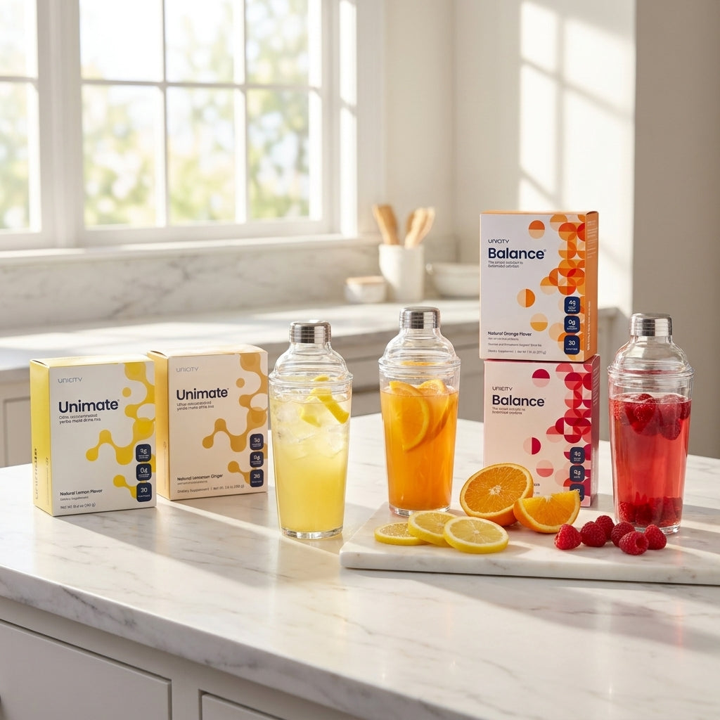 Unicity Complete Daily Wellness System – Unimate & Balance 4-Box Ultimate Pack (120 Stick Packs)